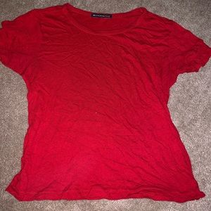 Brandy Melville plain red T-shirt